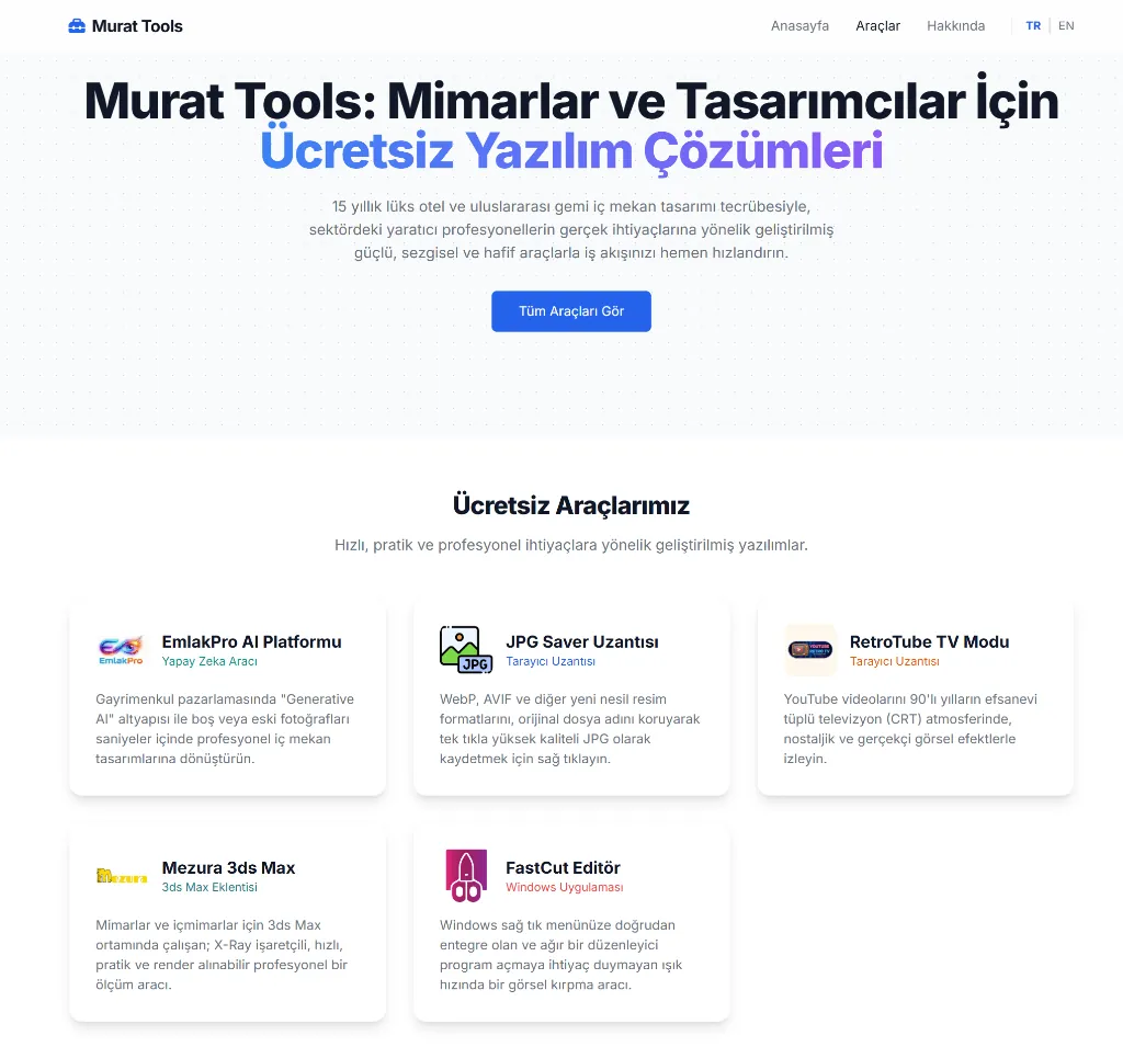 Murat Tools Geliştirici Otomasyonu